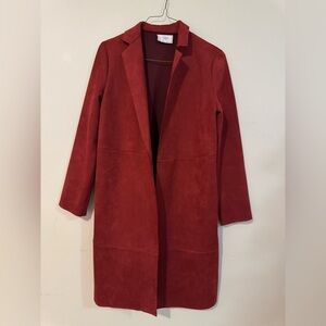 Suede Women’s long coat